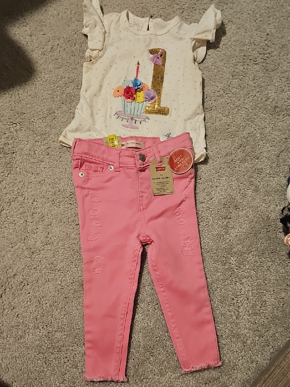 Levi's Kids Pink Skinny Jeans